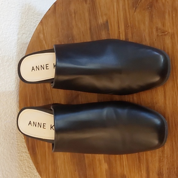 Anne Klein I Flex Women's Black Mules/Clogs Comfort Office Business Sz.9 - Picture 3 of 8